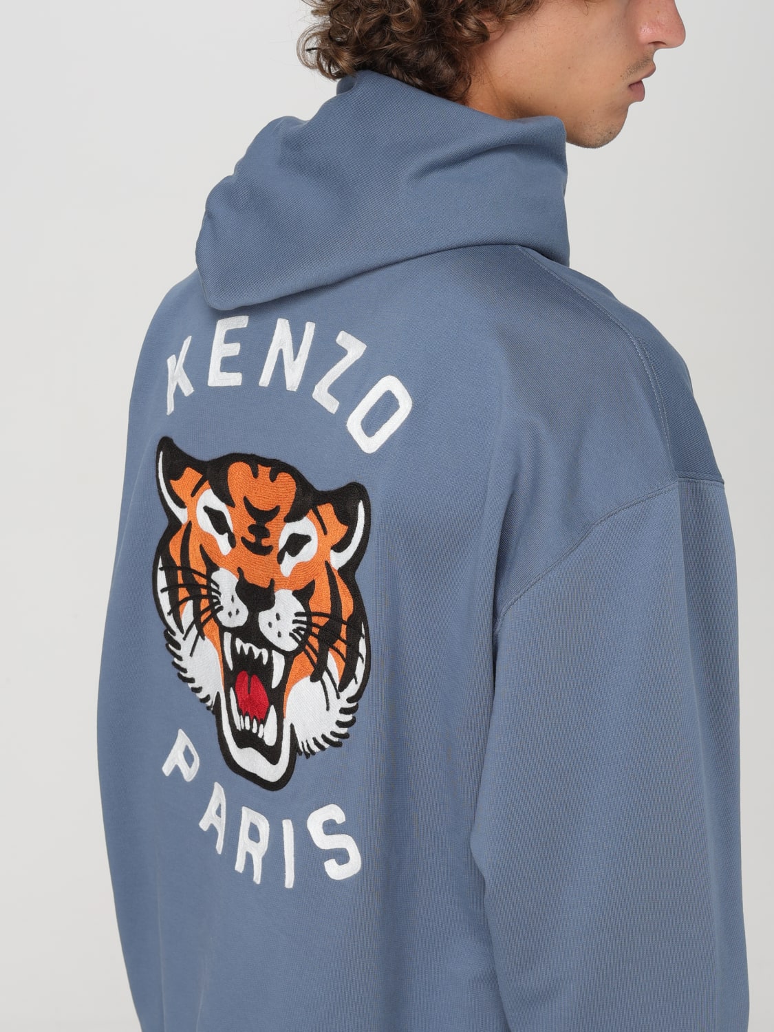 KENZO SWEATSHIRT: Sweatshirt men Kenzo, Blue - Img 4