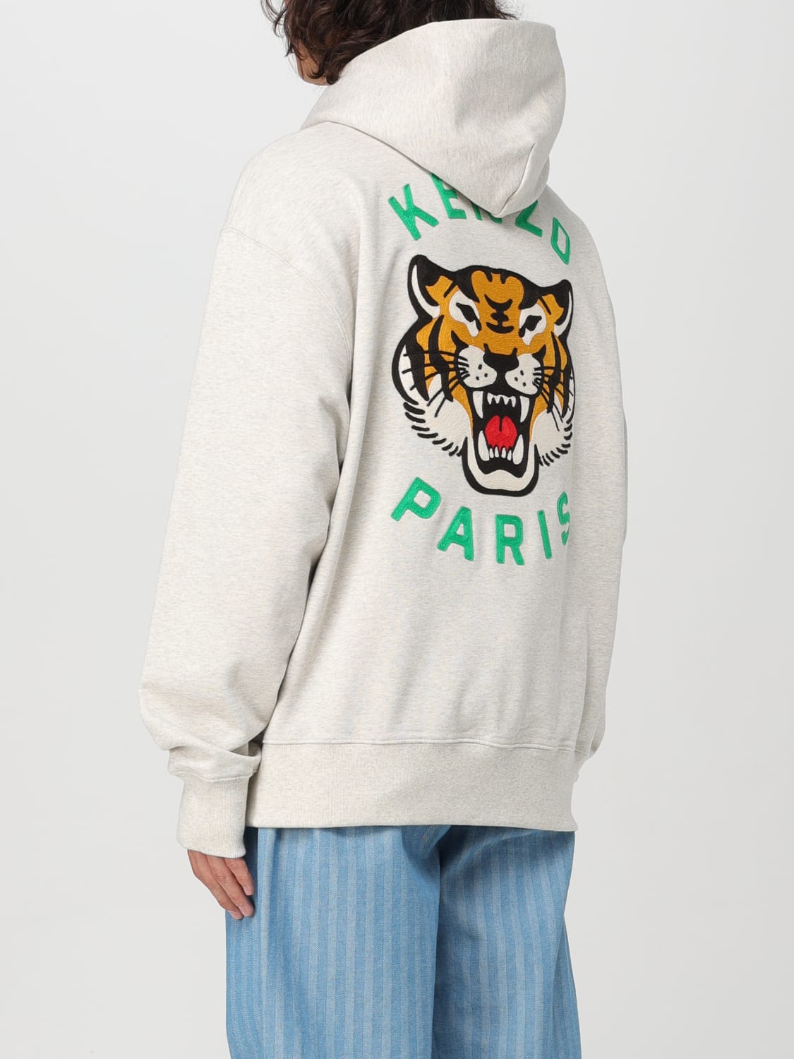 KENZO SWEATSHIRT: Sweatshirt men Kenzo, Grey - Img 3