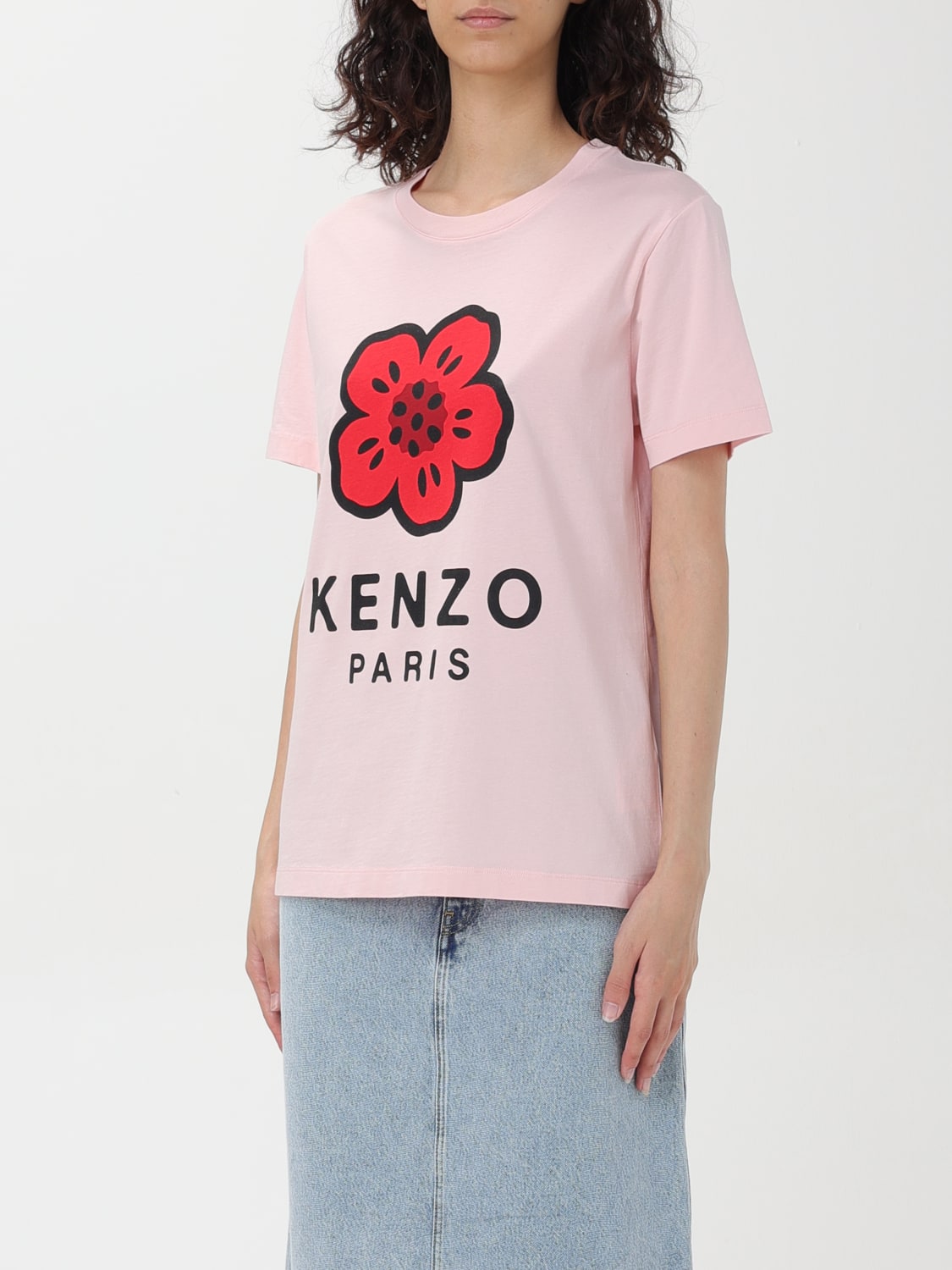 KENZO T-SHIRT: T-shirt Fiore Kenzo, Rosa - Img 3