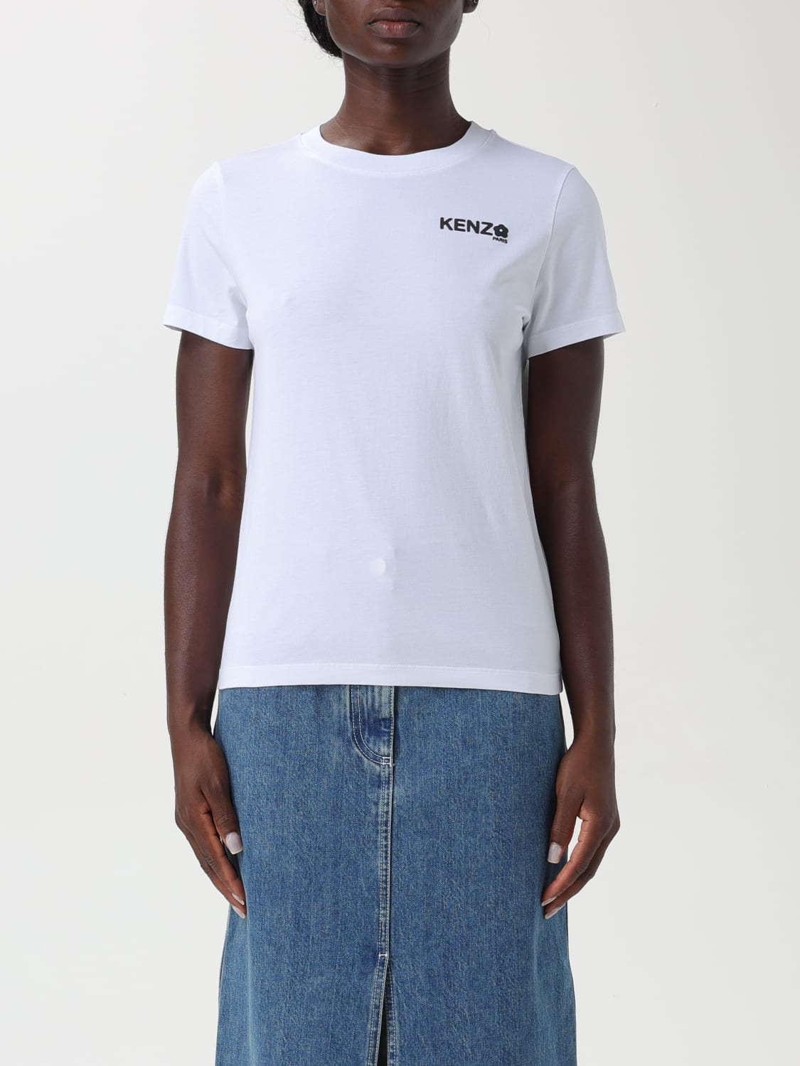 Giglio T-shirt basic con mini logo Kenzo