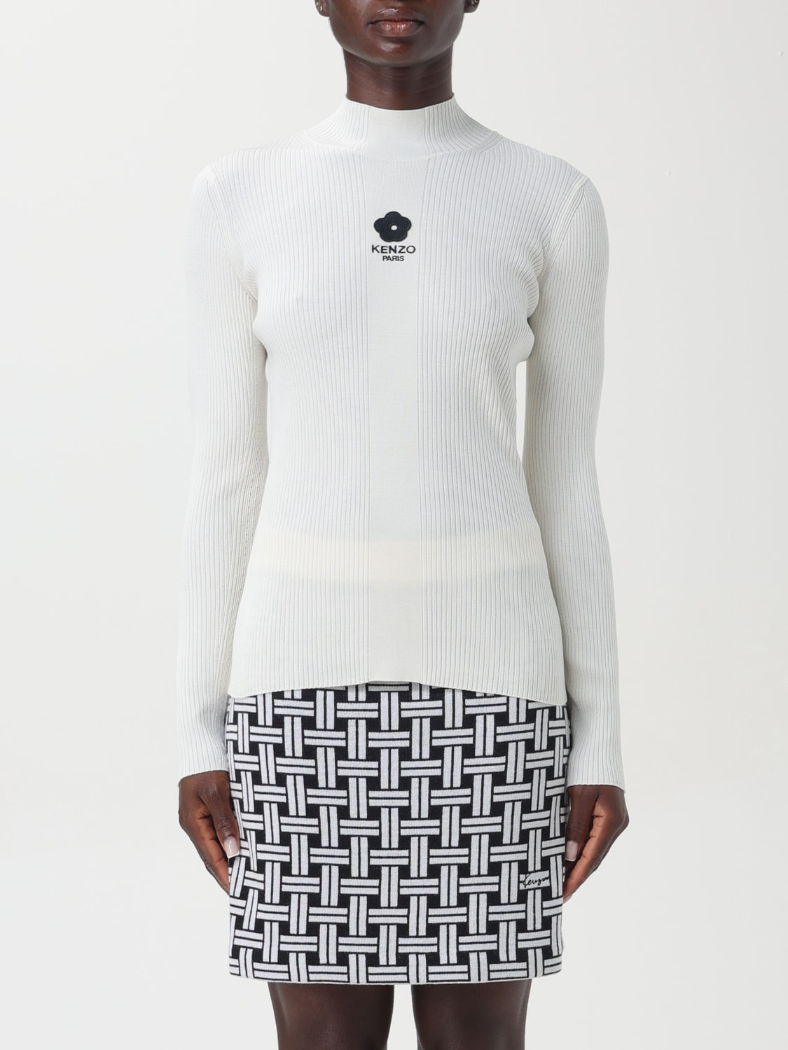 KENZO SWEATER: Sweater woman Kenzo, White - Img 1