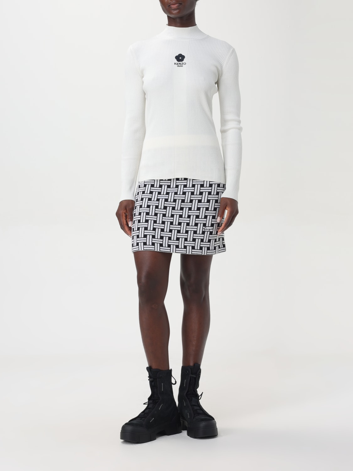 KENZO SWEATER: Sweater woman Kenzo, White - Img 2