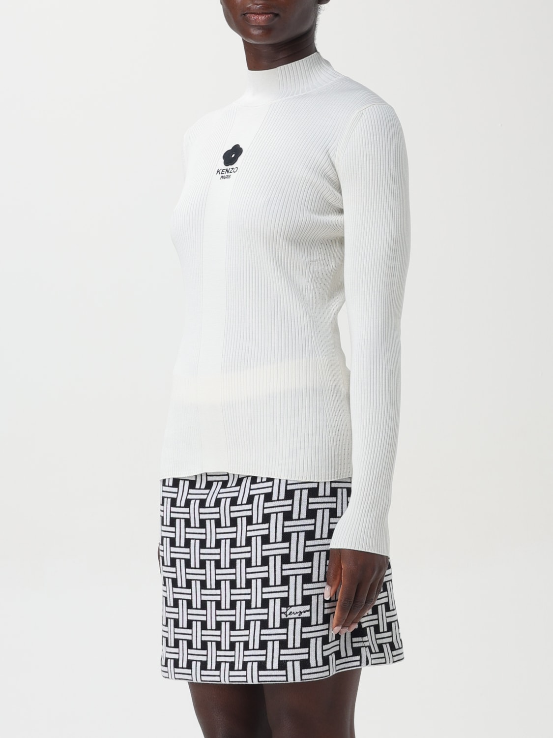 KENZO SWEATER: Sweater woman Kenzo, White - Img 4