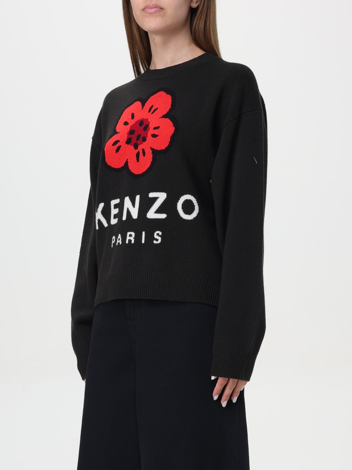 KENZO 스웨터: 스웨터 여성 Kenzo, 블랙 - Img 3