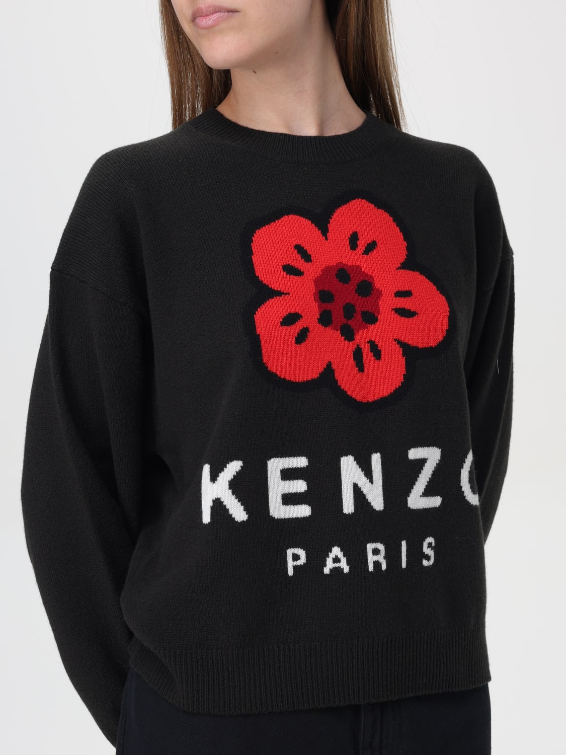 KENZO 스웨터: 스웨터 여성 Kenzo, 블랙 - Img 4