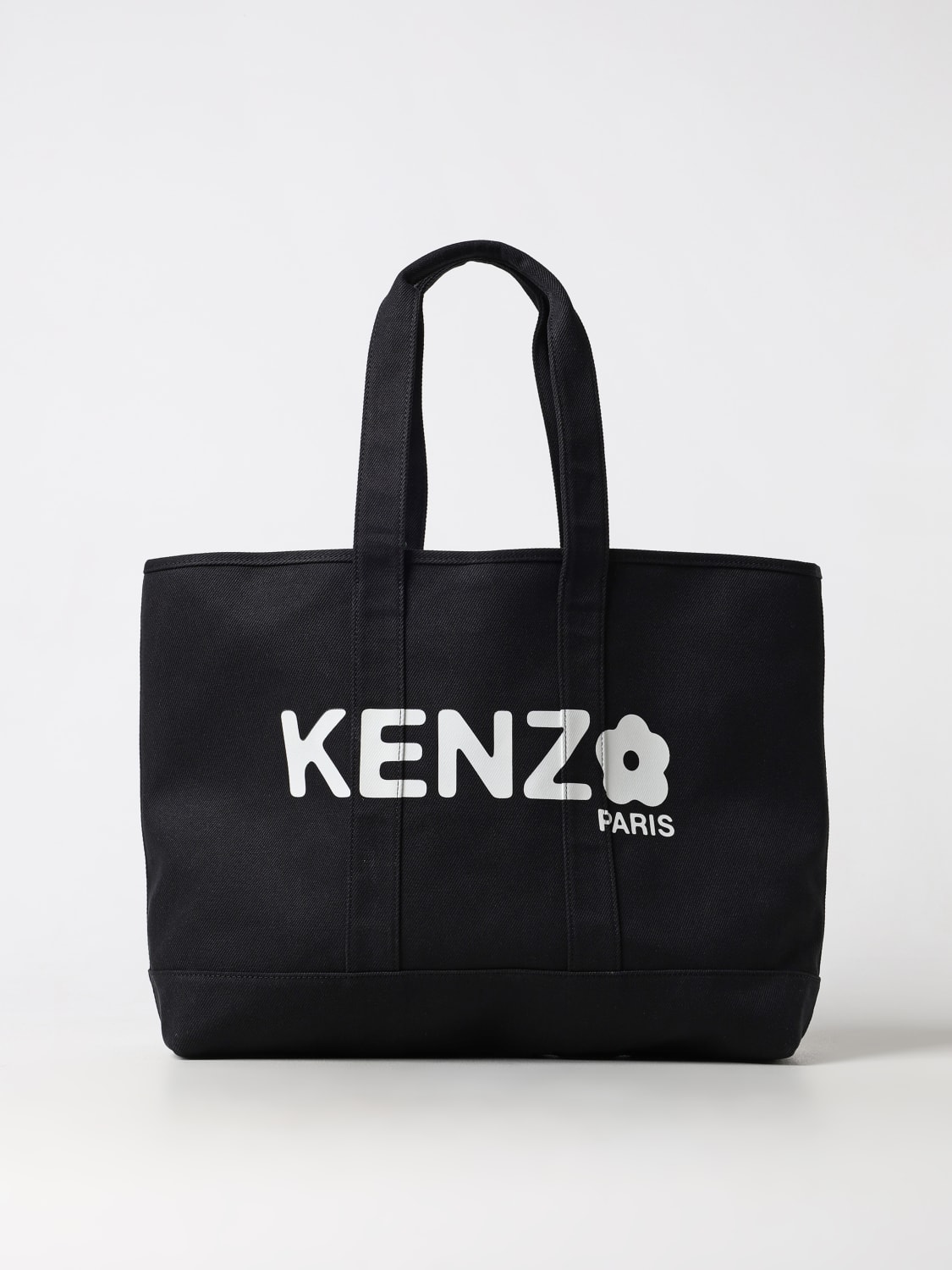 Giglio Borsa Utility Kenzo in canvas di cotone con logo