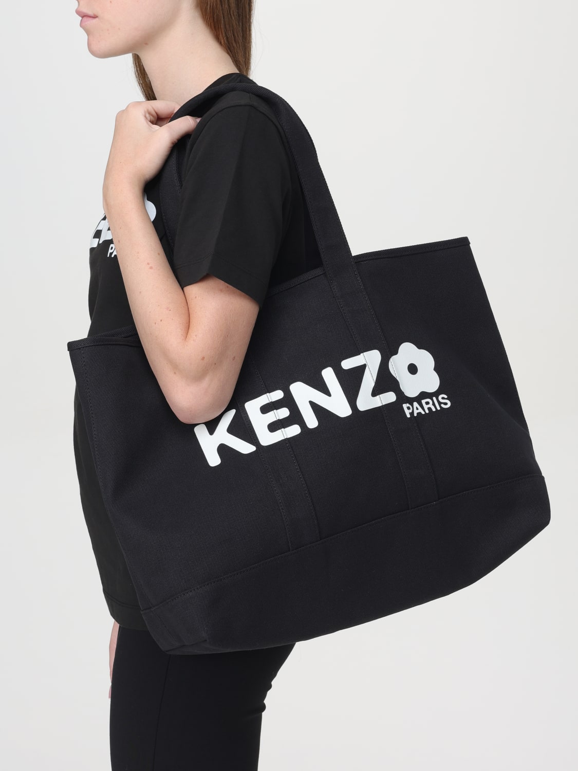 KENZO 토트백: 숄더백 여성 Kenzo, 블랙 - Img 2