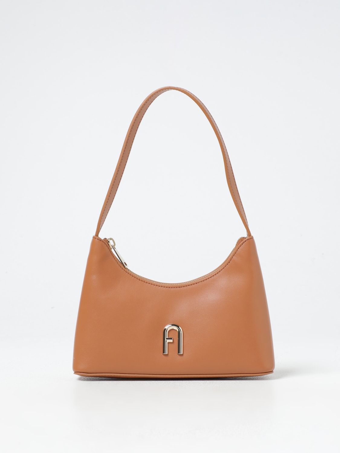 FURLA SHOULDER BAG: Shoulder bag woman Furla, Brown - Img 1