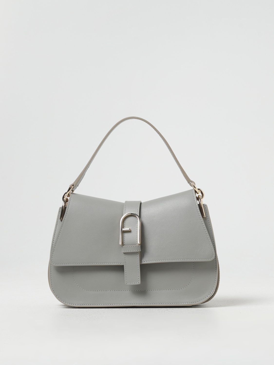 FURLA SAC PORTÉ ÉPAULE: Sac porté épaule femme Furla, Gris - Img 1