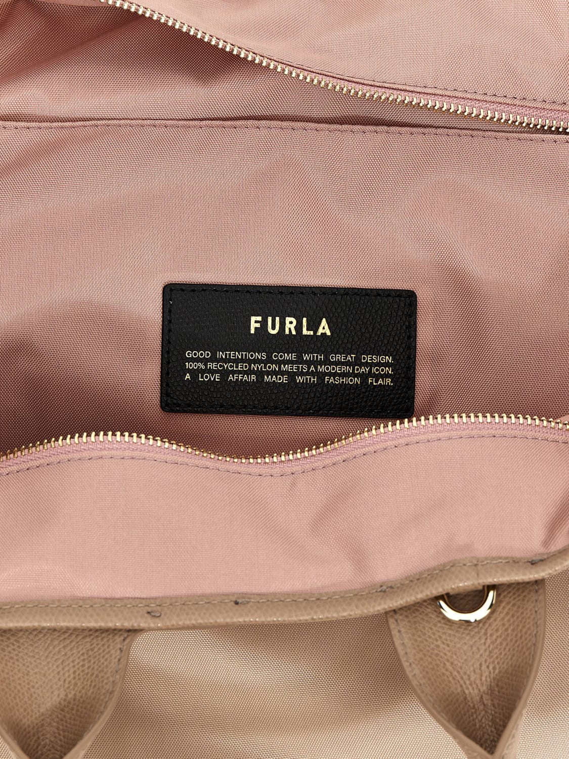 FURLA BOLSO DE MANO: Bolso de hombro mujer Furla, Beige - Img 4