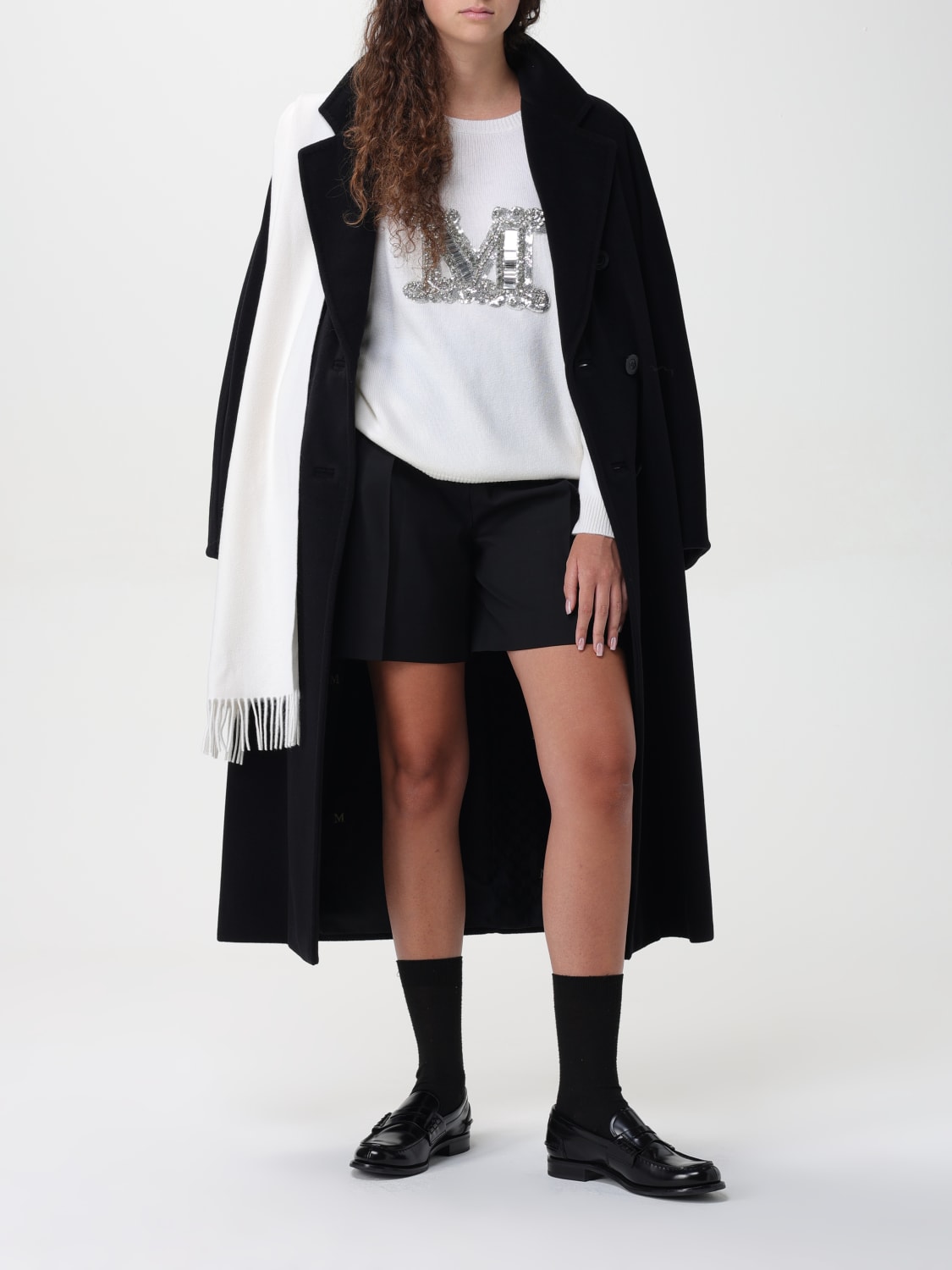 MAX MARA MANTEL: Mantel damen Max Mara, Schwarz - Img 2