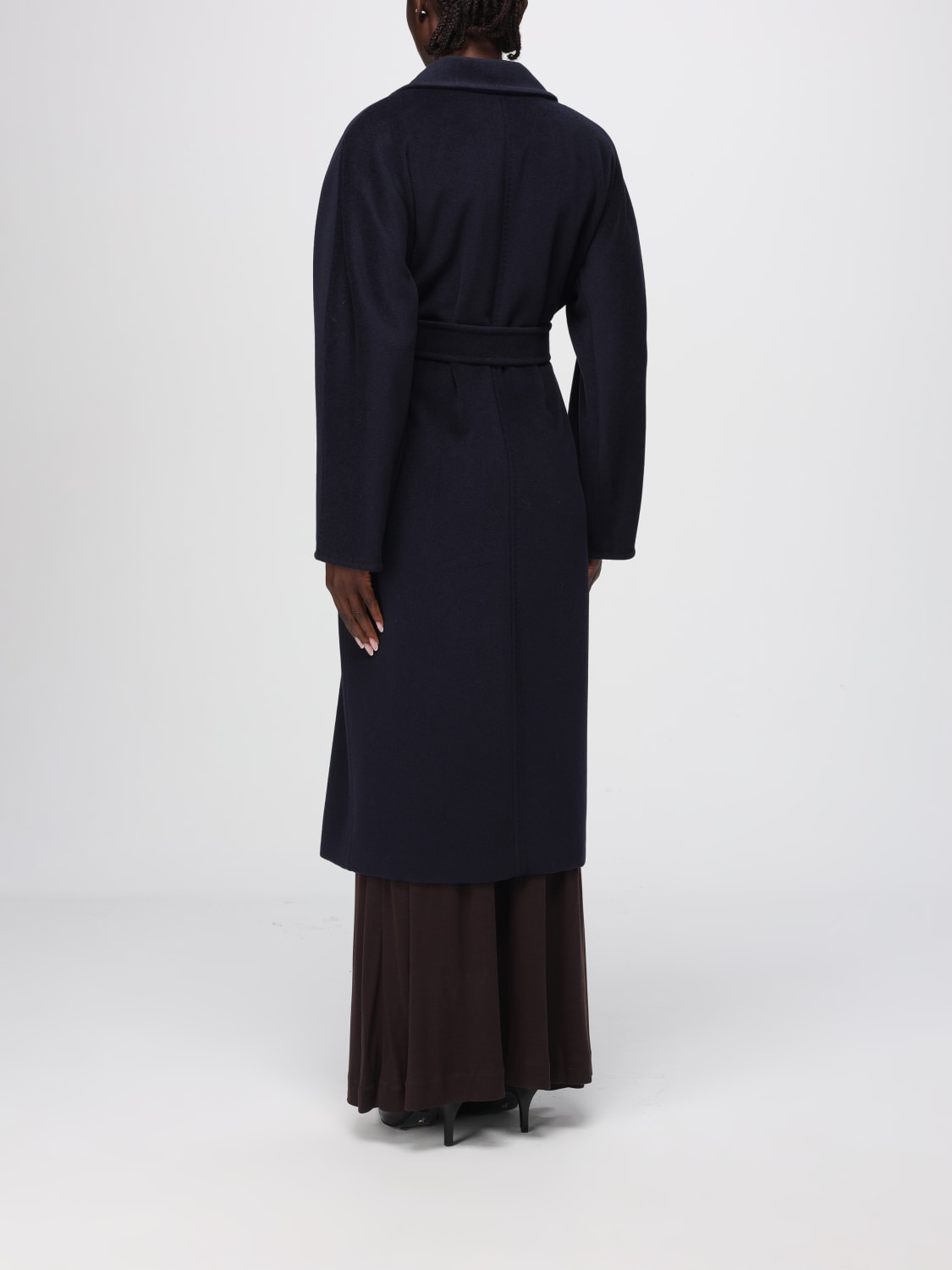 MAX MARA COAT: Coat woman Max Mara, Navy - Img 3