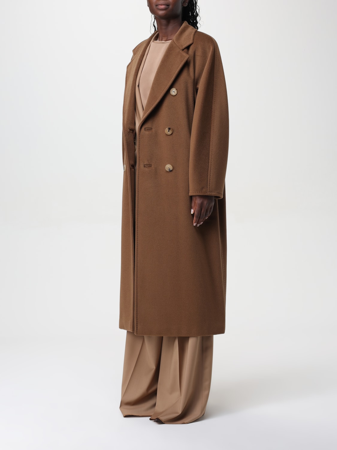 MAX MARA: Coat woman - Tobacco | Max Mara coat 2421018011600
