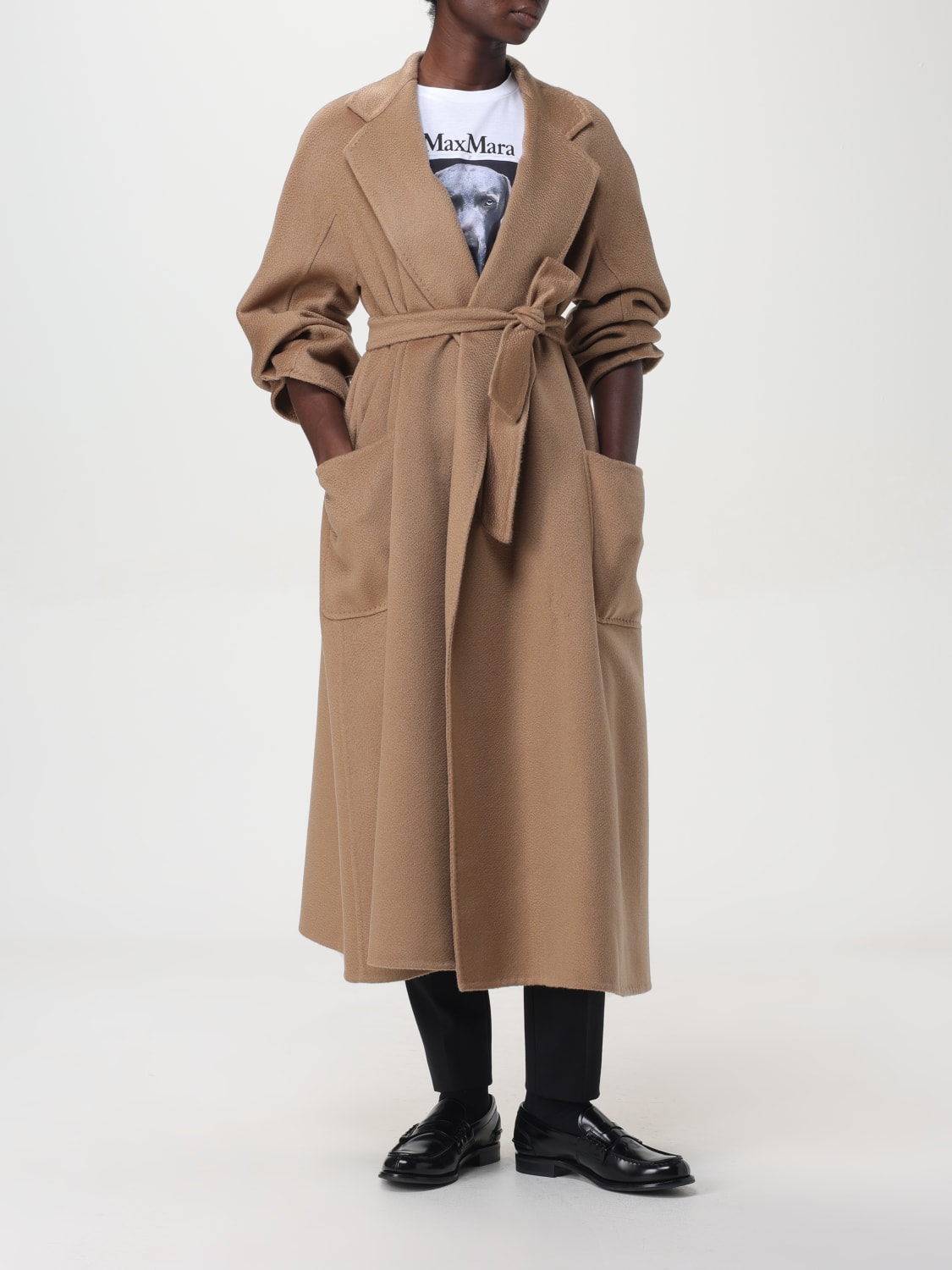 MAX MARA MANTEAU: Manteau femme Max Mara, Chameau - Img 2