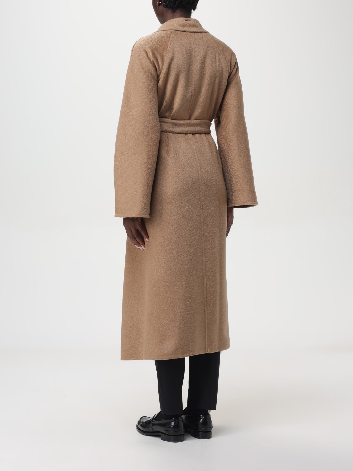 MAX MARA COAT: Coat woman Max Mara, Camel - Img 3