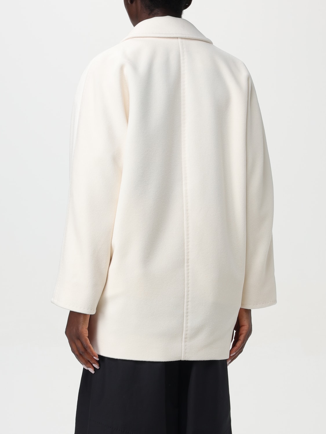 MAX MARA ABRIGO: Abrigo mujer Max Mara, Blanco - Img 3