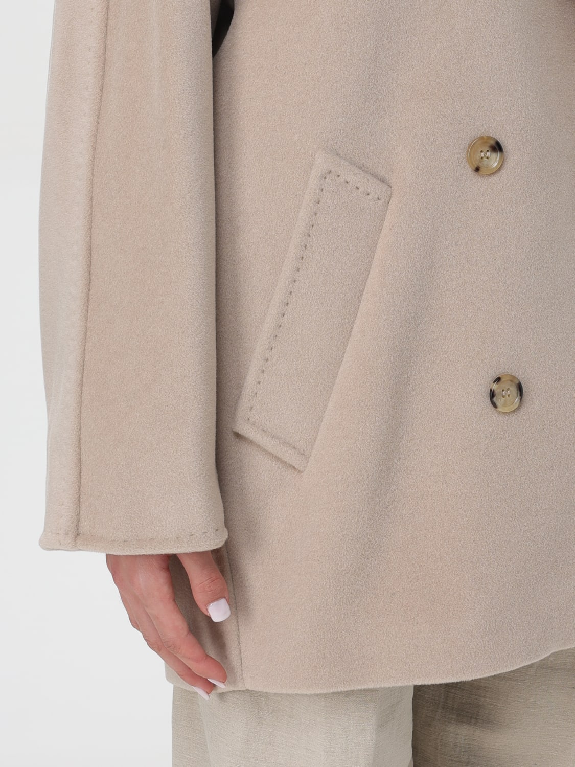 MAX MARA：コート レディース - ベージュ | GIGLIO.COM