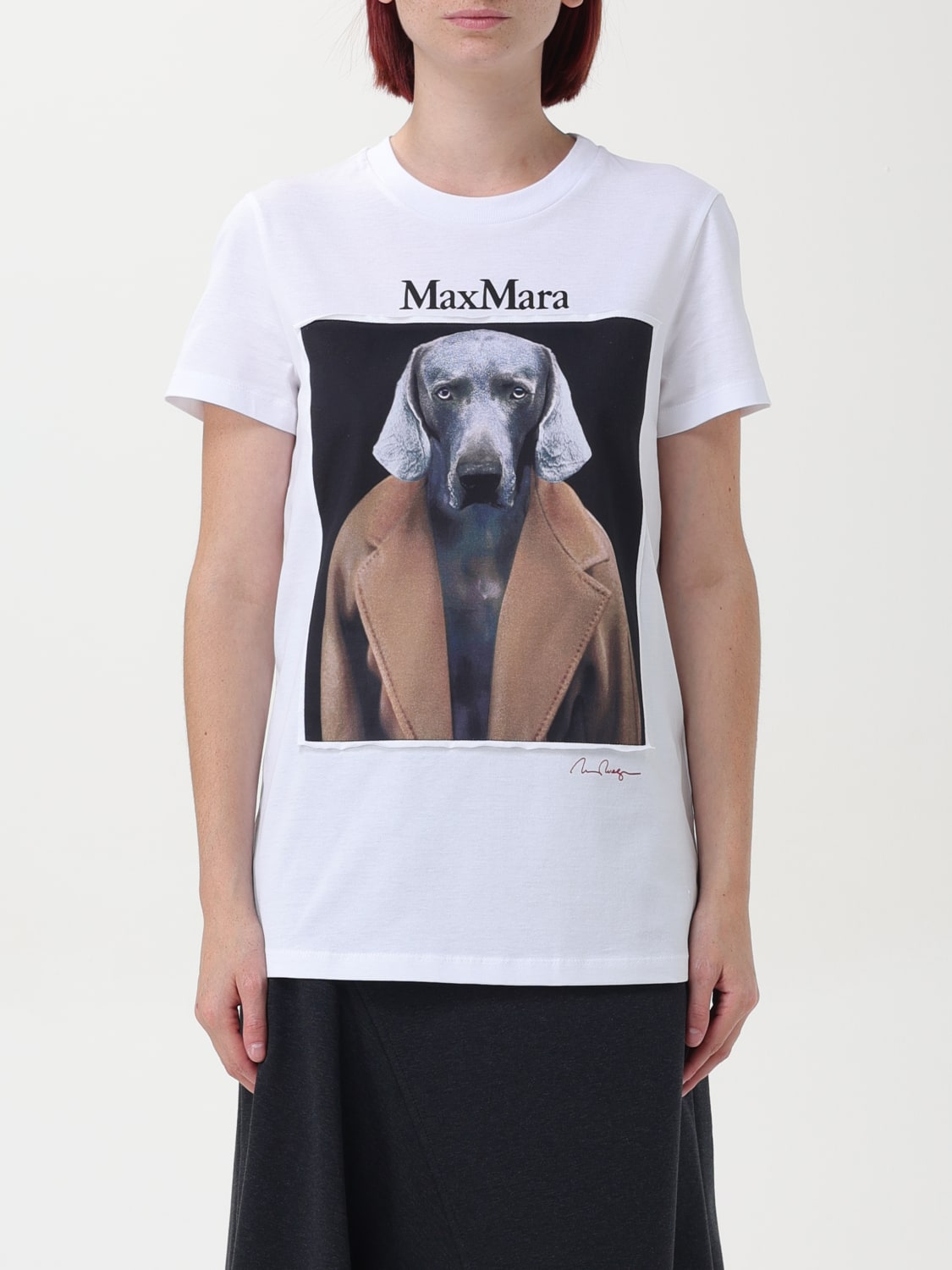 Giglio T-shirt dog-print Max Mara