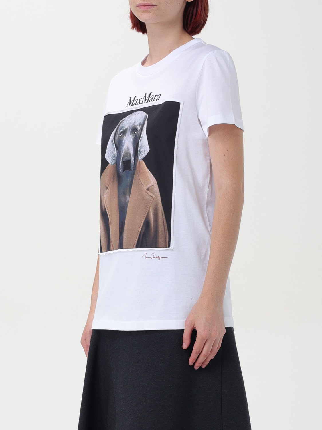 MAX MARA T-SHIRT: T-shirt woman Max Mara, White 2 - Img 4