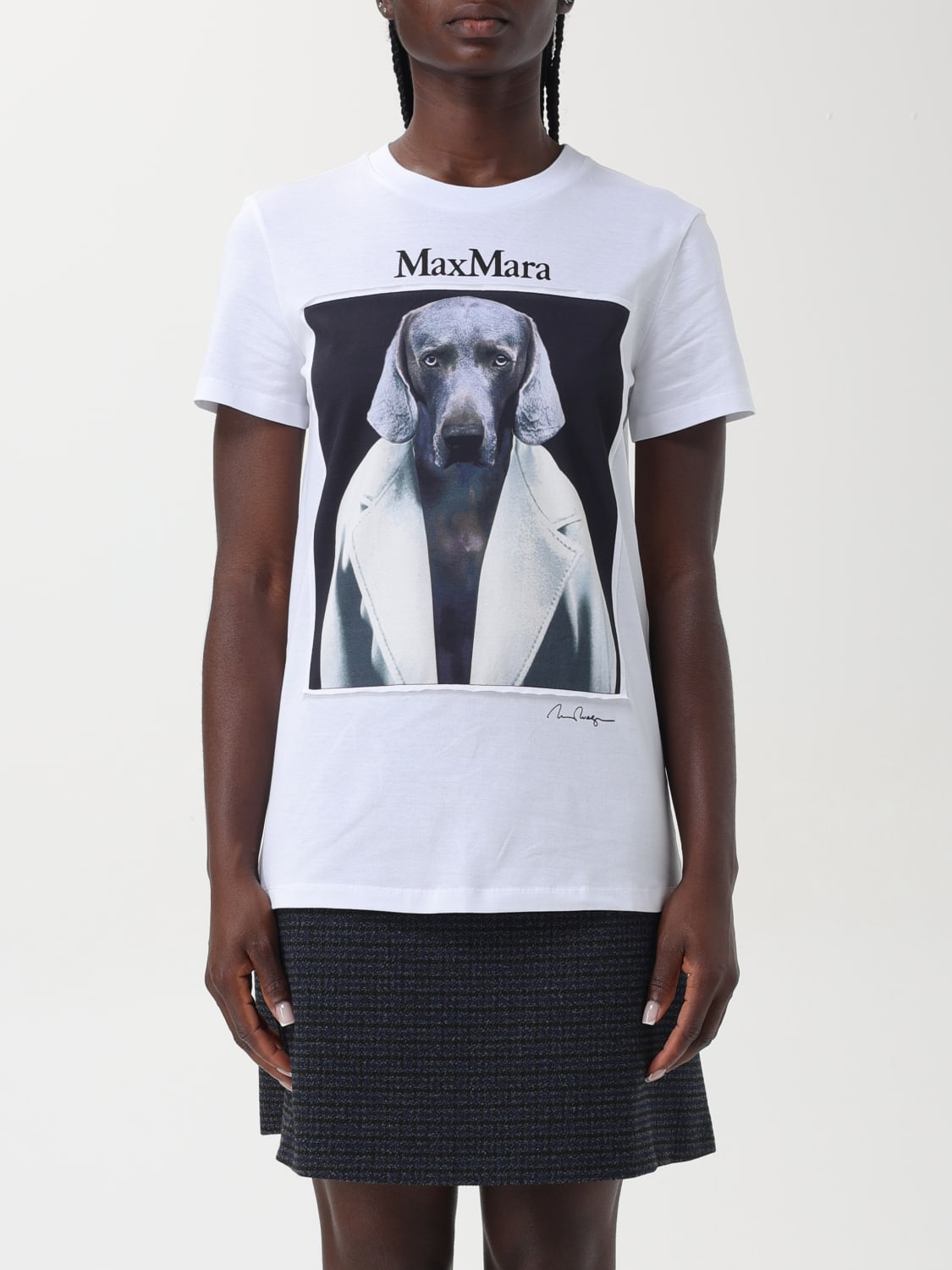 Giglio T-shirt dog-print Max Mara