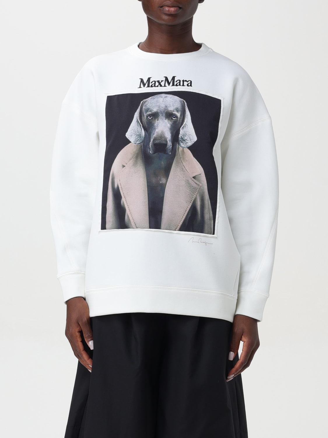 Giglio Felpa Bacco x William Wegman Max Mara in cotone