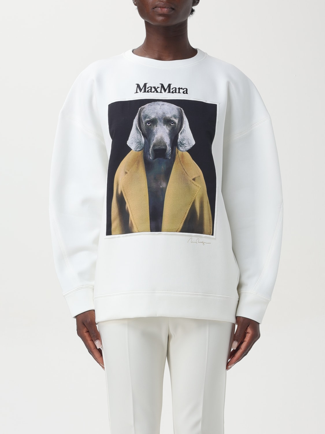 Giglio Felpa Bacco x William Wegman Max Mara in cotone