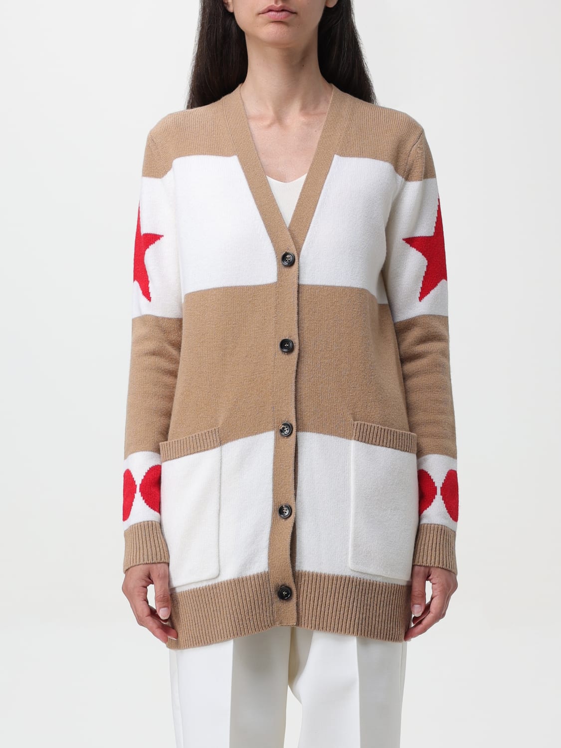 Giglio Cardigan di lana con stelle Max Mara