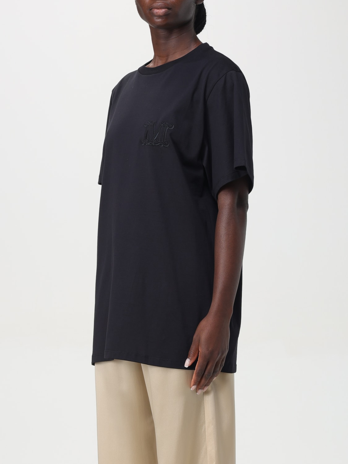 MAX MARA T-SHIRT: T-shirt femme Max Mara, Noir - Img 3