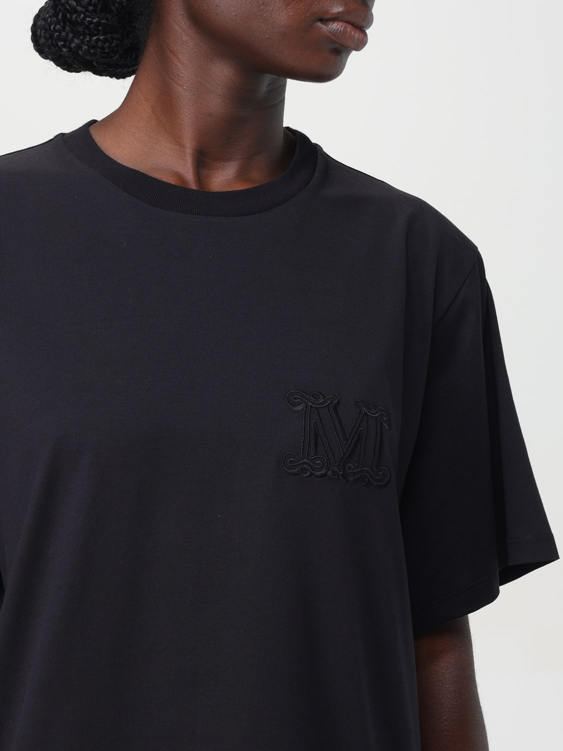 MAX MARA T-SHIRT: T-shirt femme Max Mara, Noir - Img 4