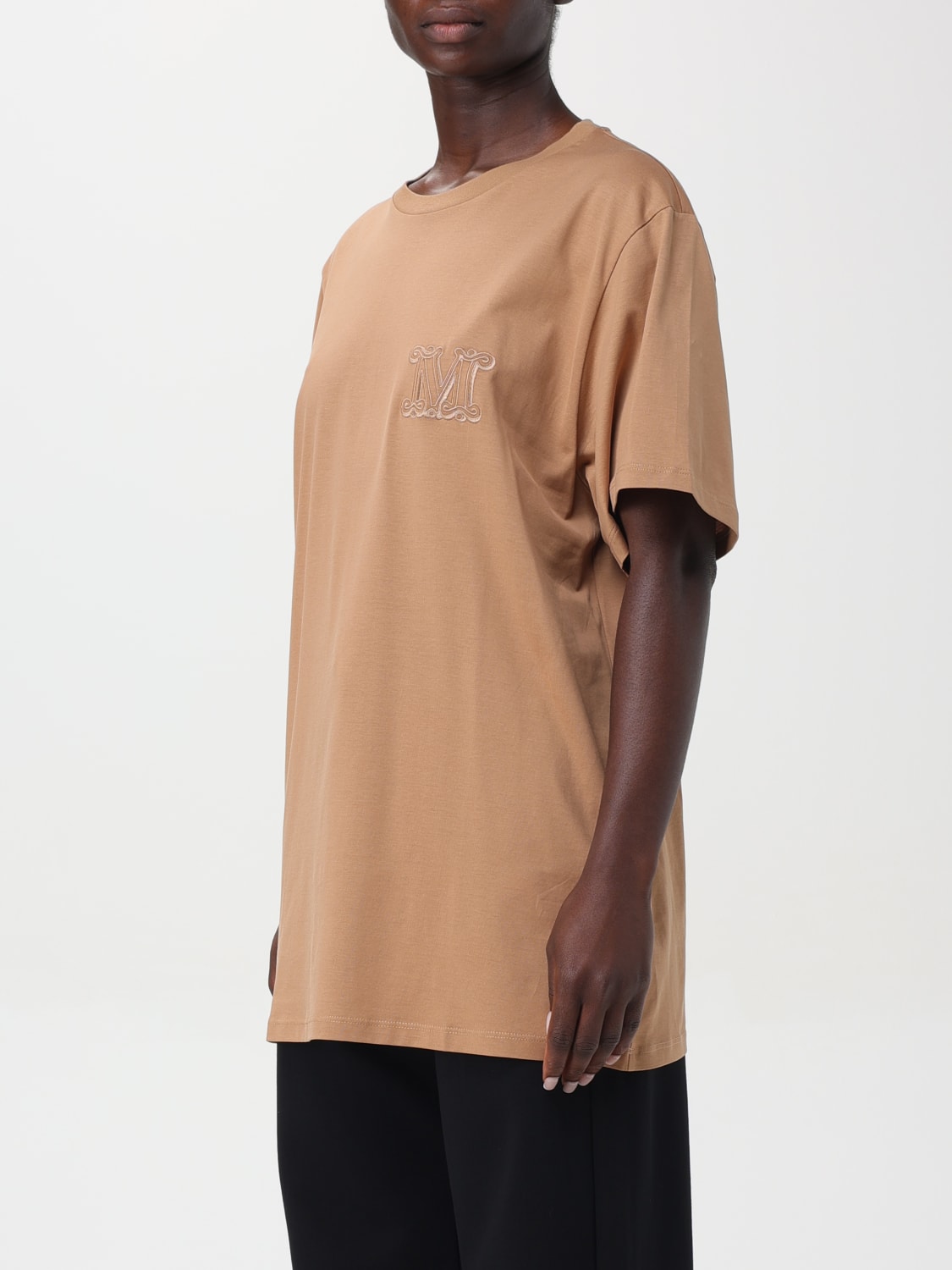 MAX MARA T-SHIRT: T-shirt woman Max Mara, Camel - Img 4