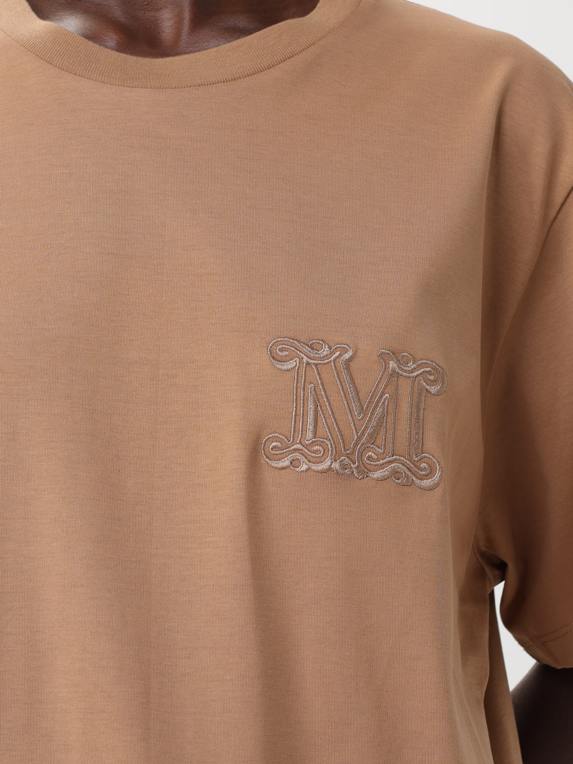 MAX MARA T-SHIRT: T-shirt woman Max Mara, Camel - Img 5