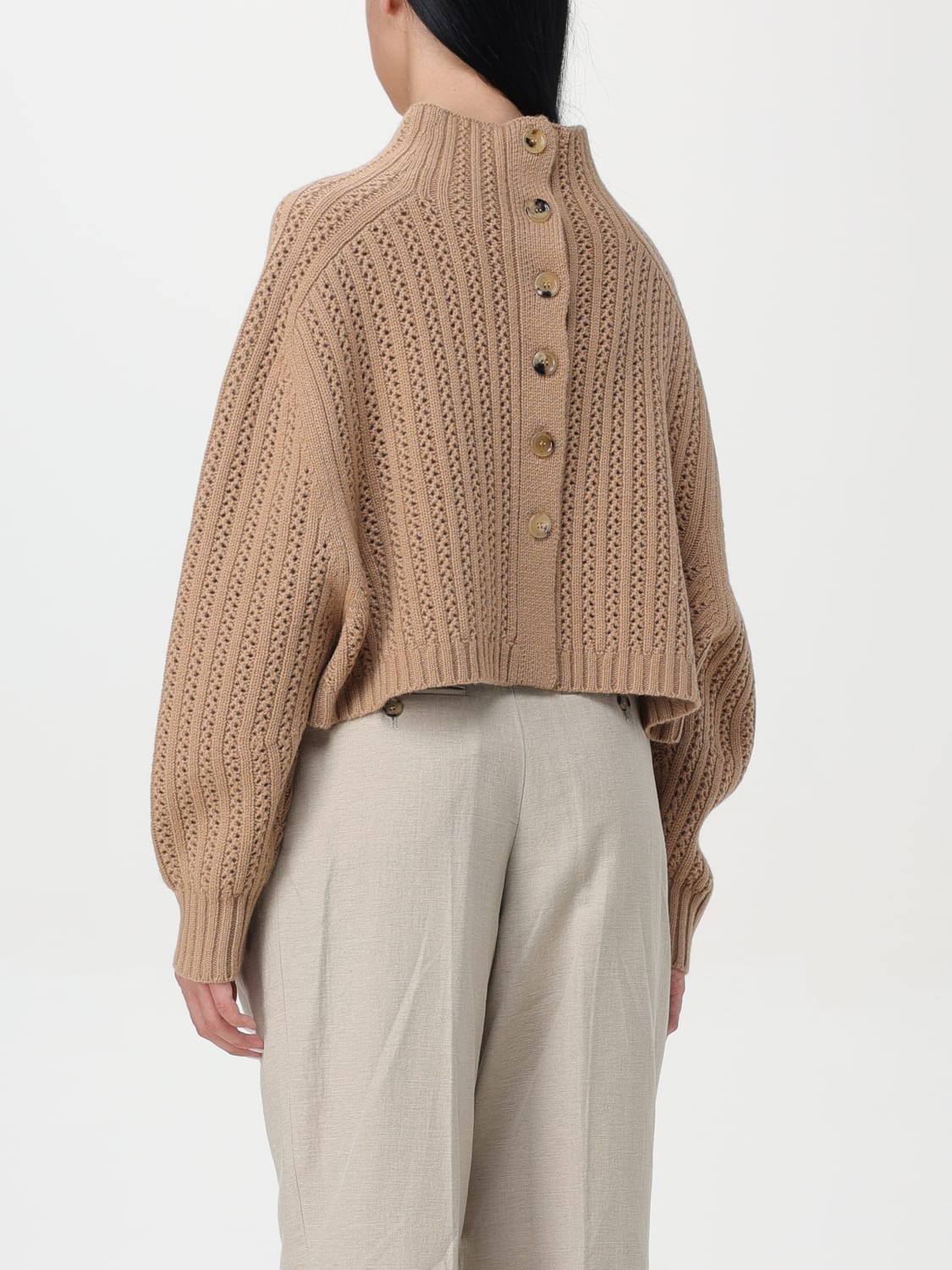 MAX MARA SWEATER: Sweater woman Max Mara, Camel - Img 2