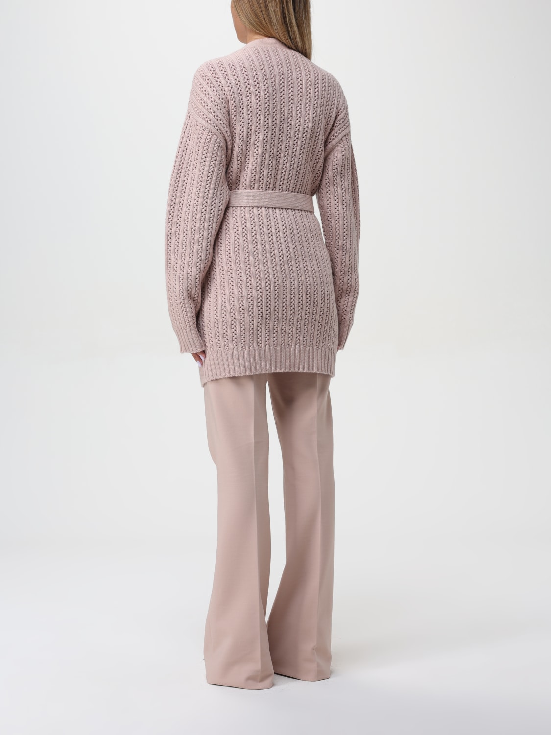 MAX MARA CARDIGAN: Sweater woman Max Mara, Blush Pink - Img 2