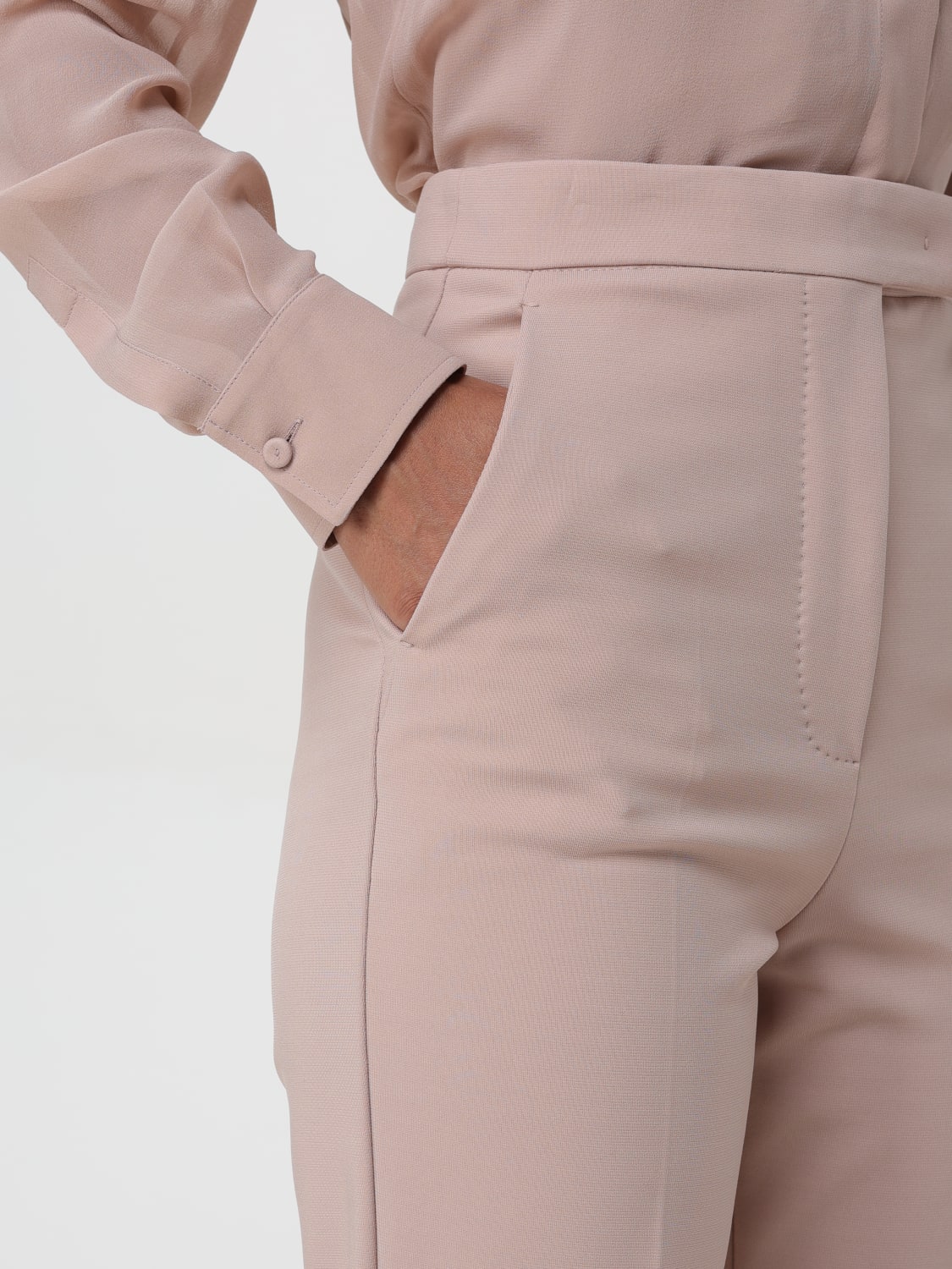 MAX MARA PANTS: Pants woman Max Mara, Blush Pink - Img 5