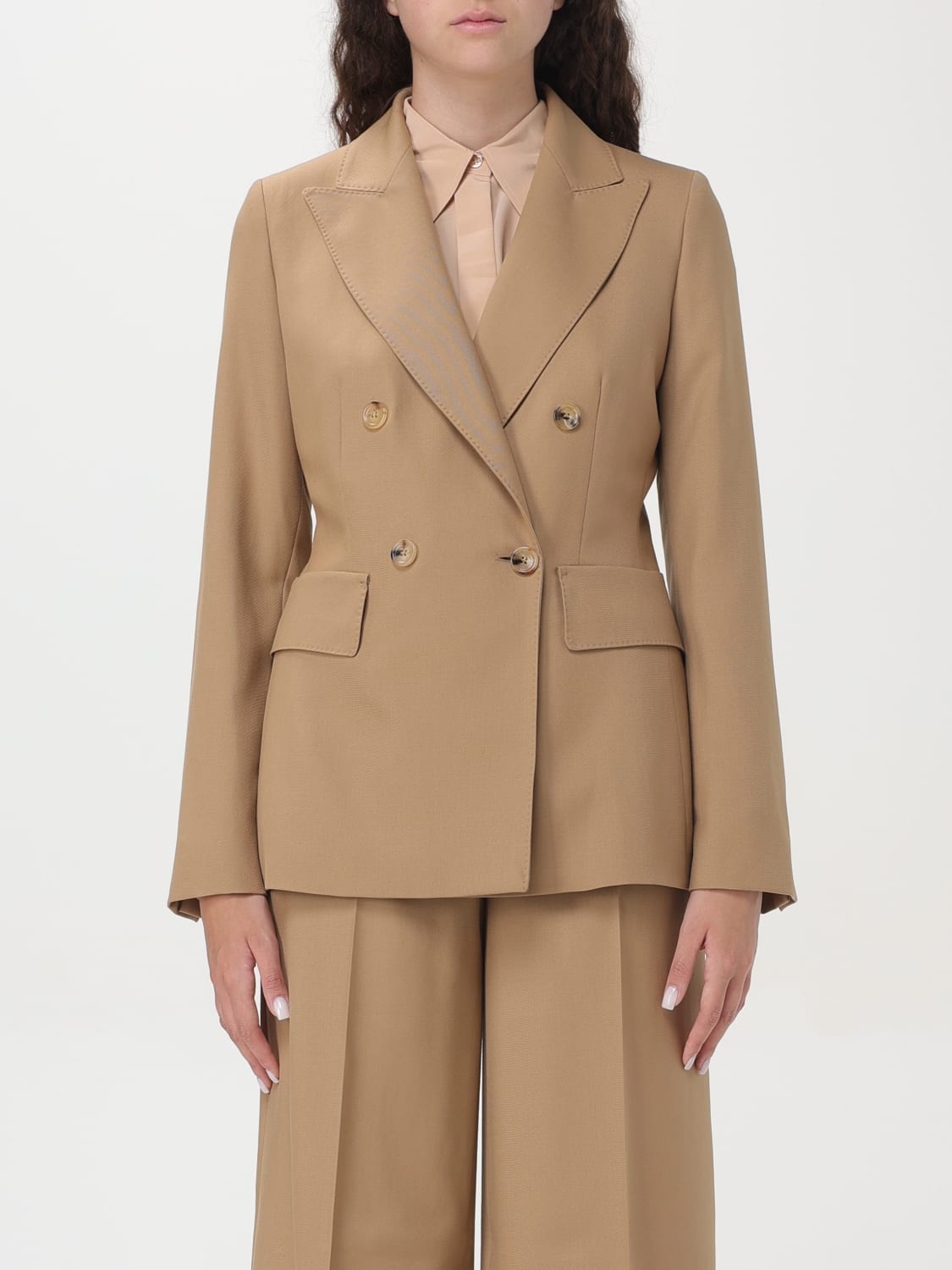 MAX MARA BLAZER: Blazer woman Max Mara, Camel - Img 1