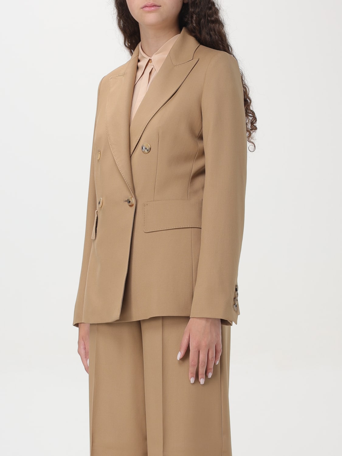 MAX MARA BLAZER: Blazer woman Max Mara, Camel - Img 4