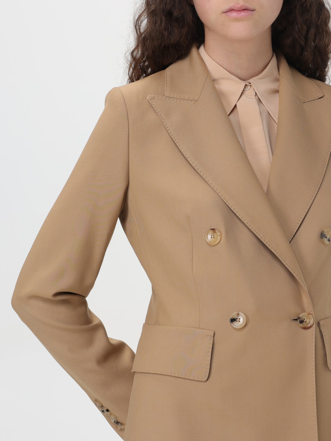 MAX MARA BLAZER: Blazer woman Max Mara, Camel - Img 5