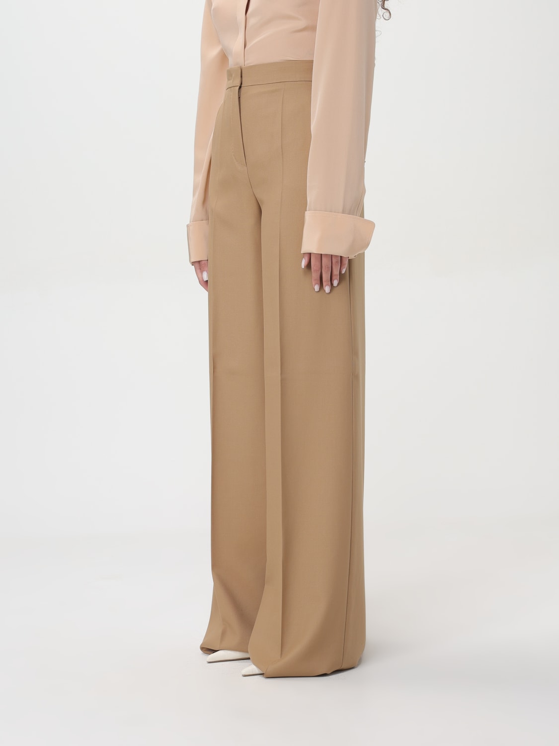 MAX MARA PANTS: Pants woman Max Mara, Camel - Img 3