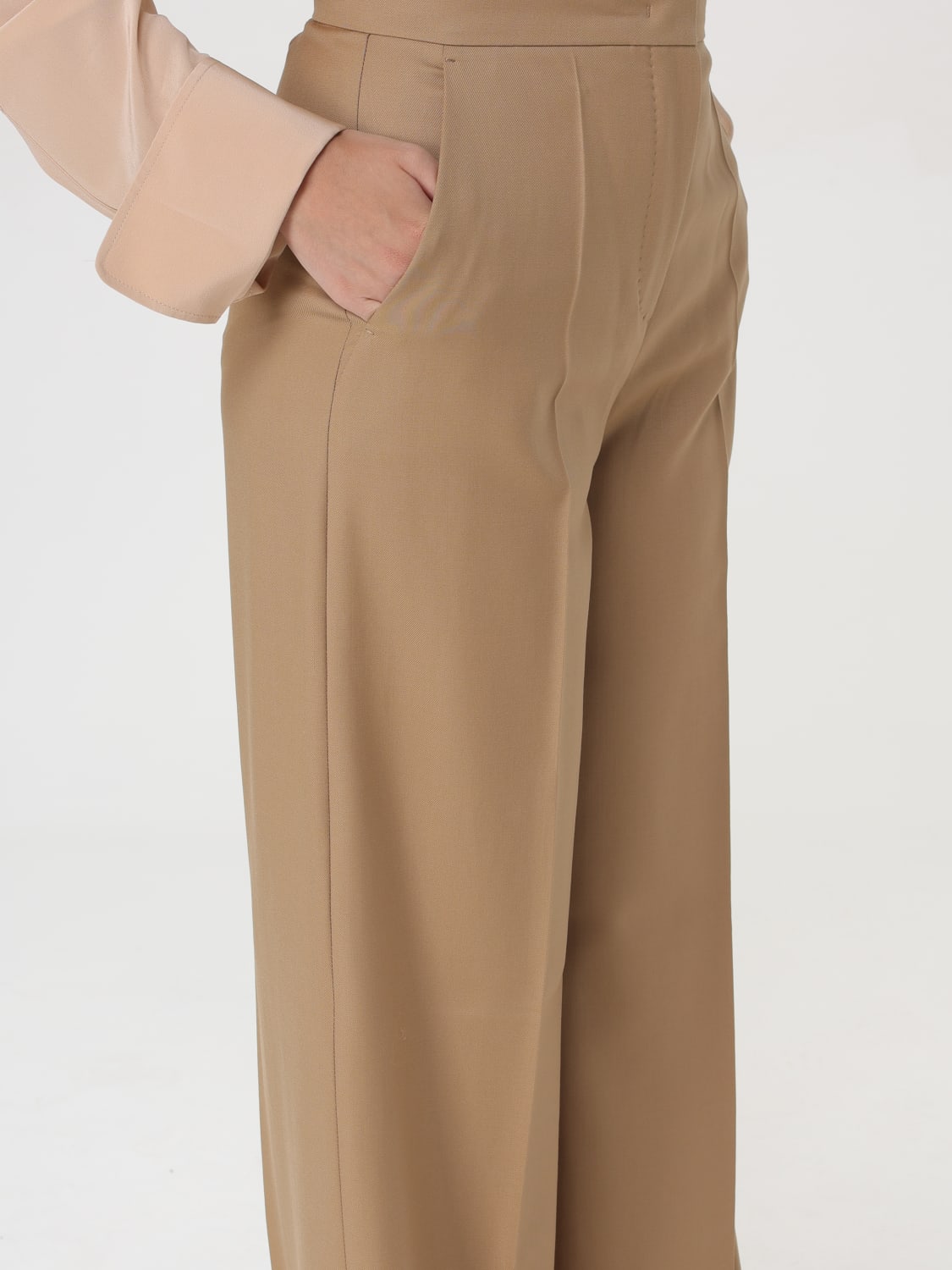 MAX MARA PANTS: Pants woman Max Mara, Camel - Img 4