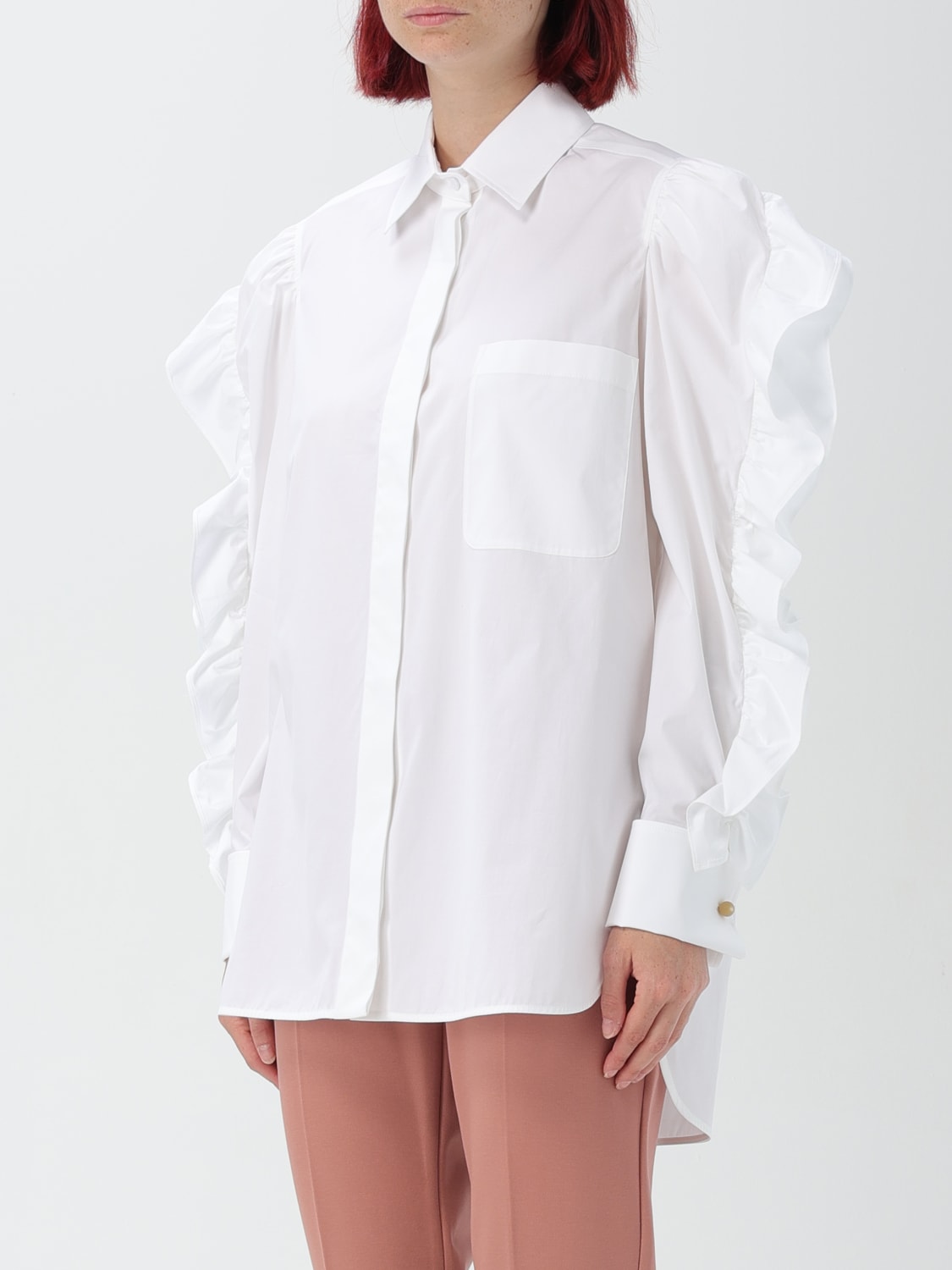 MAX MARA CAMISA: Camisa mujer Max Mara, Blanco - Img 4