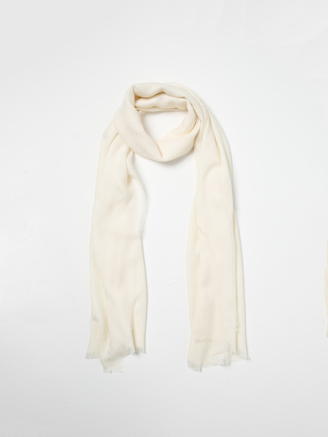 MAX MARA SCARF: Scarf woman Max Mara, Yellow Cream - Img 2