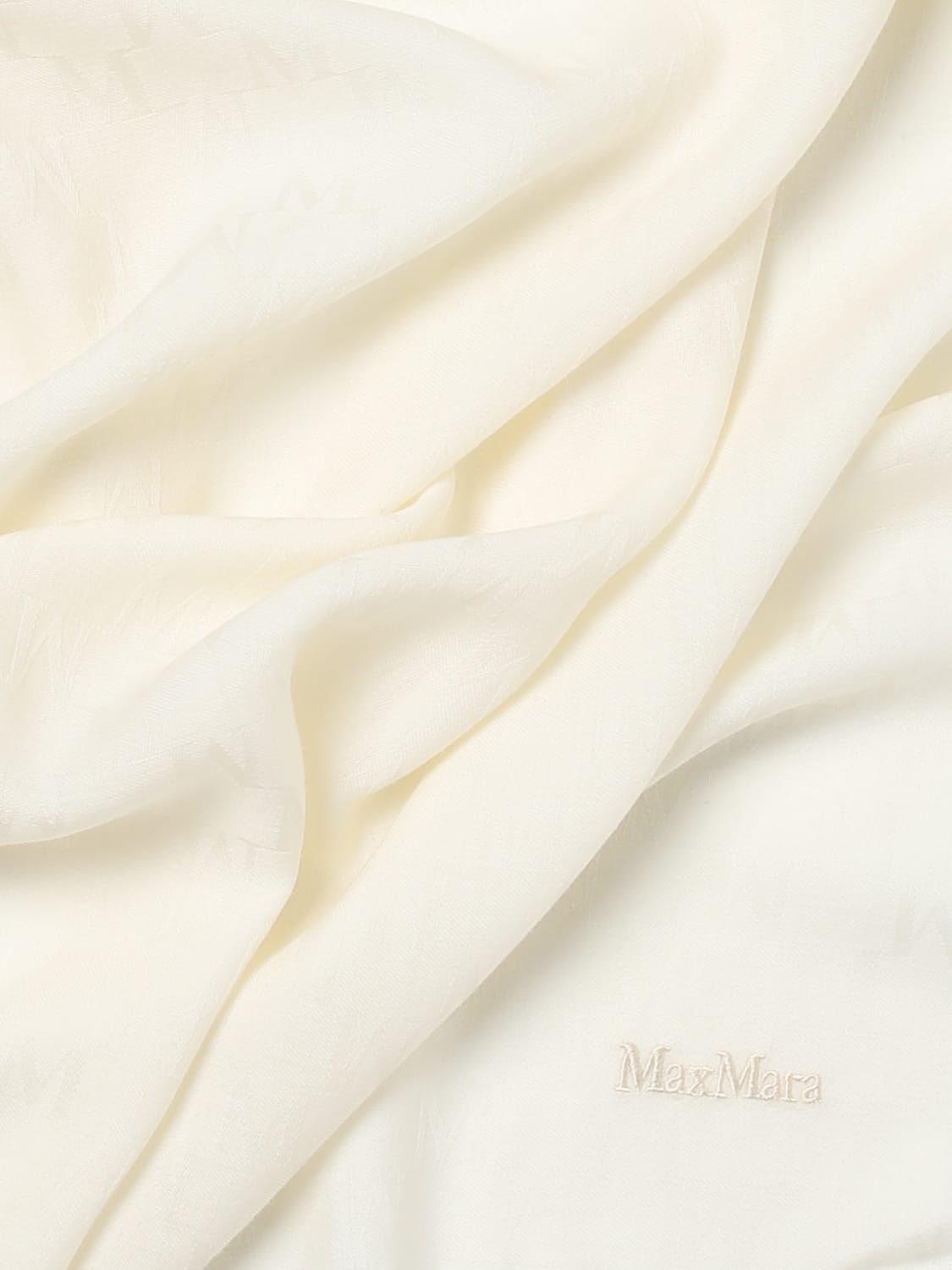 MAX MARA SCARF: Scarf woman Max Mara, Yellow Cream - Img 3