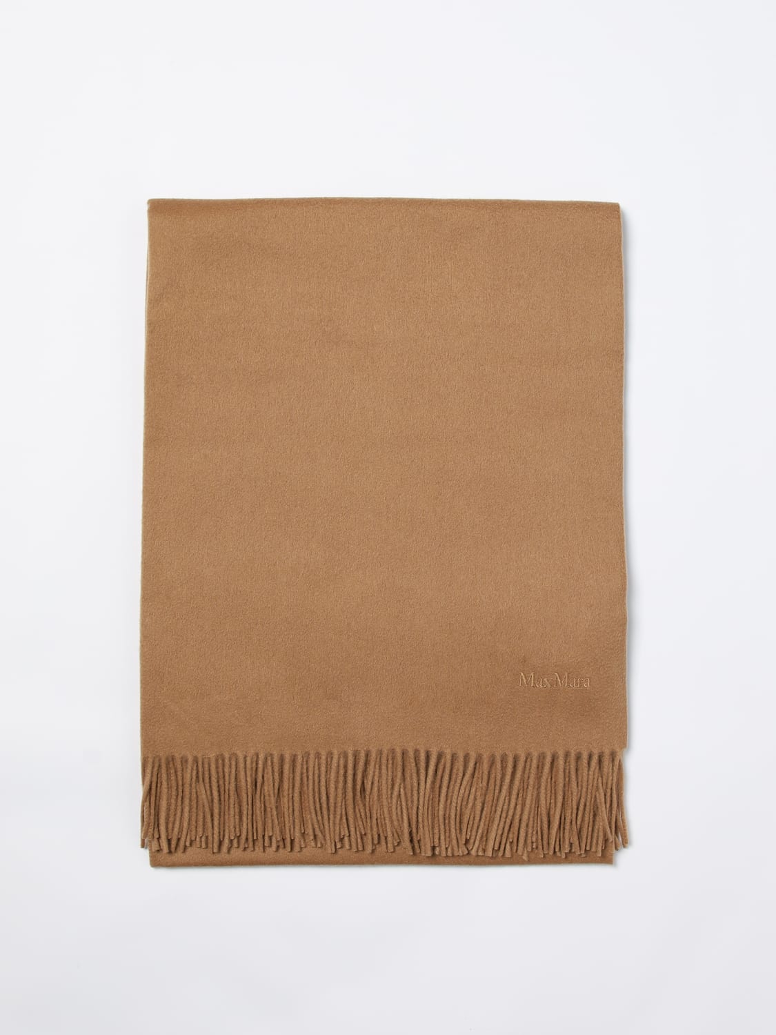 MAX MARA SCARF: Scarf woman Max Mara, Camel - Img 1