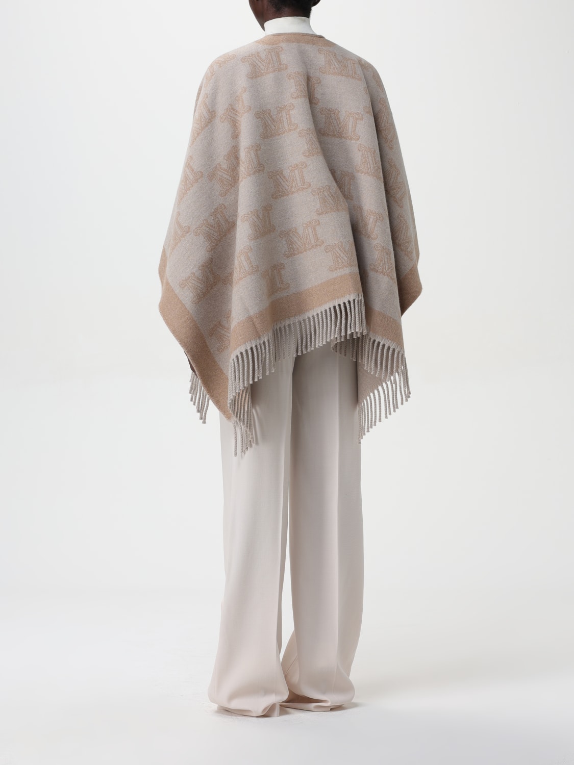 MAX MARA: Cape woman - Sand | Max Mara coat 2424736091600