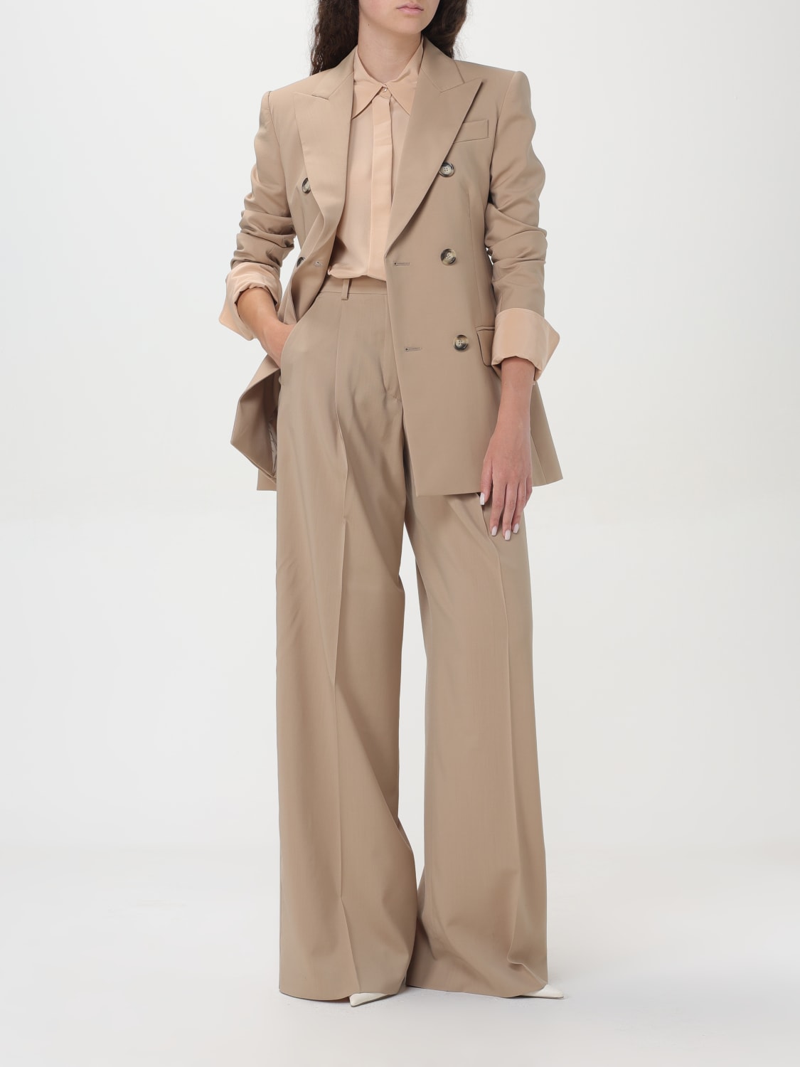 SPORTMAX PANTALONES: Pantalón mujer Sportmax, Beige - Img 2