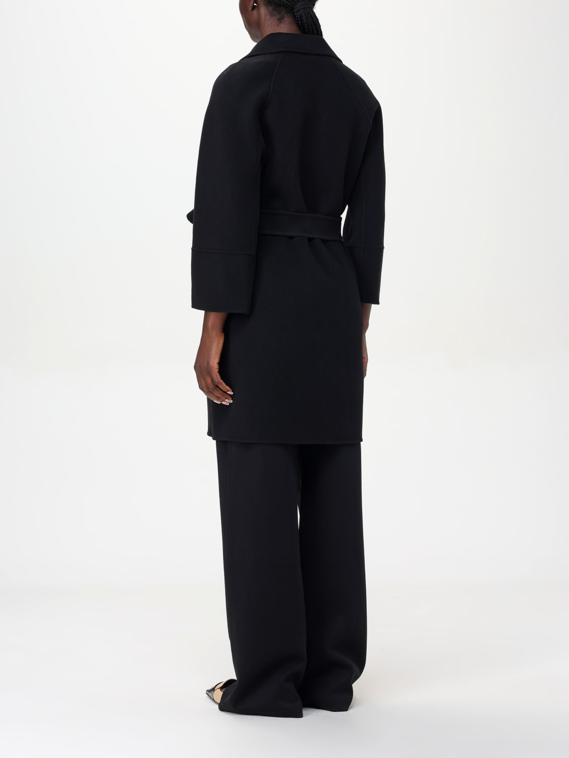 'S MAX MARA COAT: Coat woman 's Max Mara, Black - Img 3