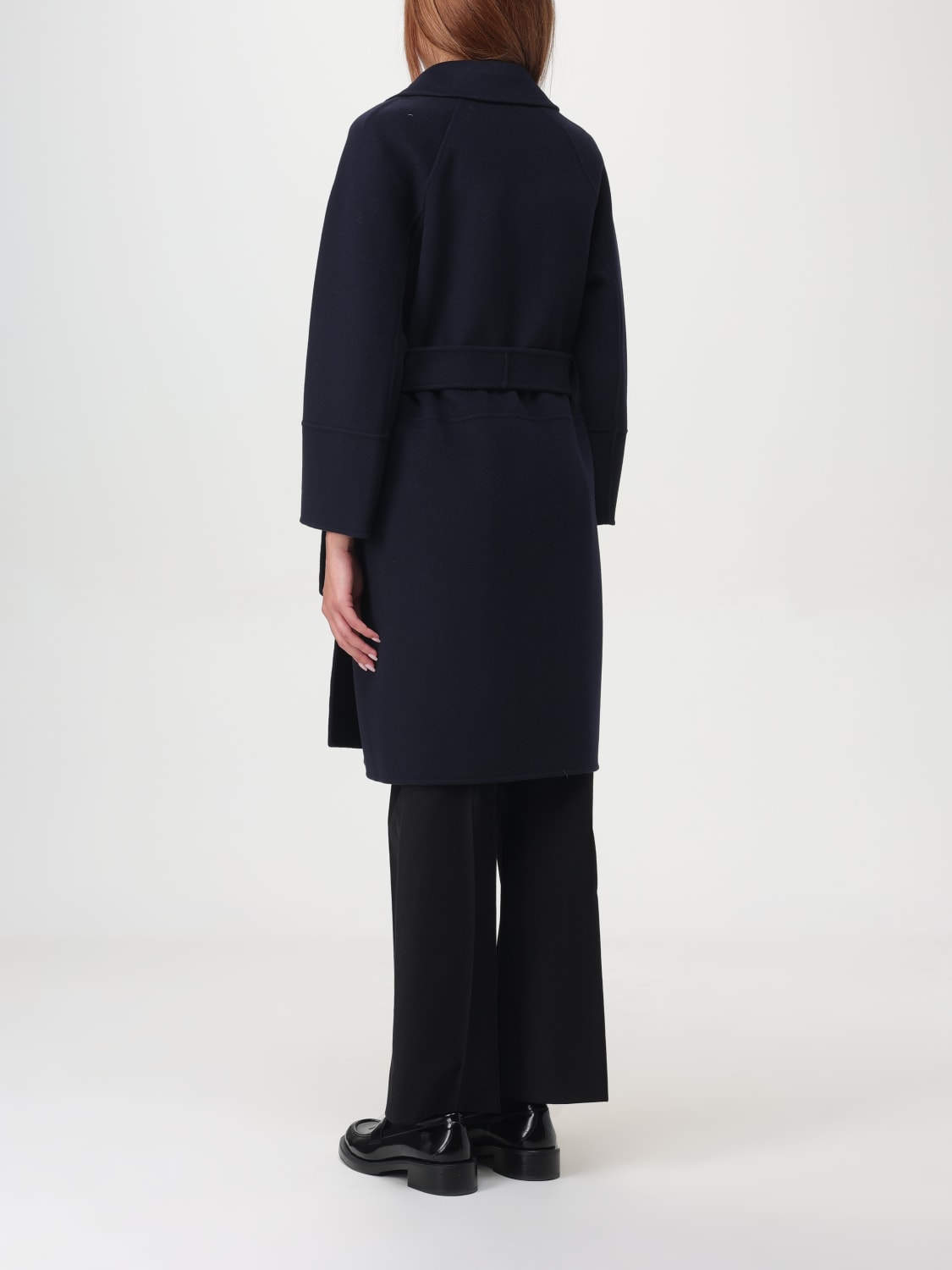 'S MAX MARA COAT: Coat woman 's Max Mara, Blue - Img 2