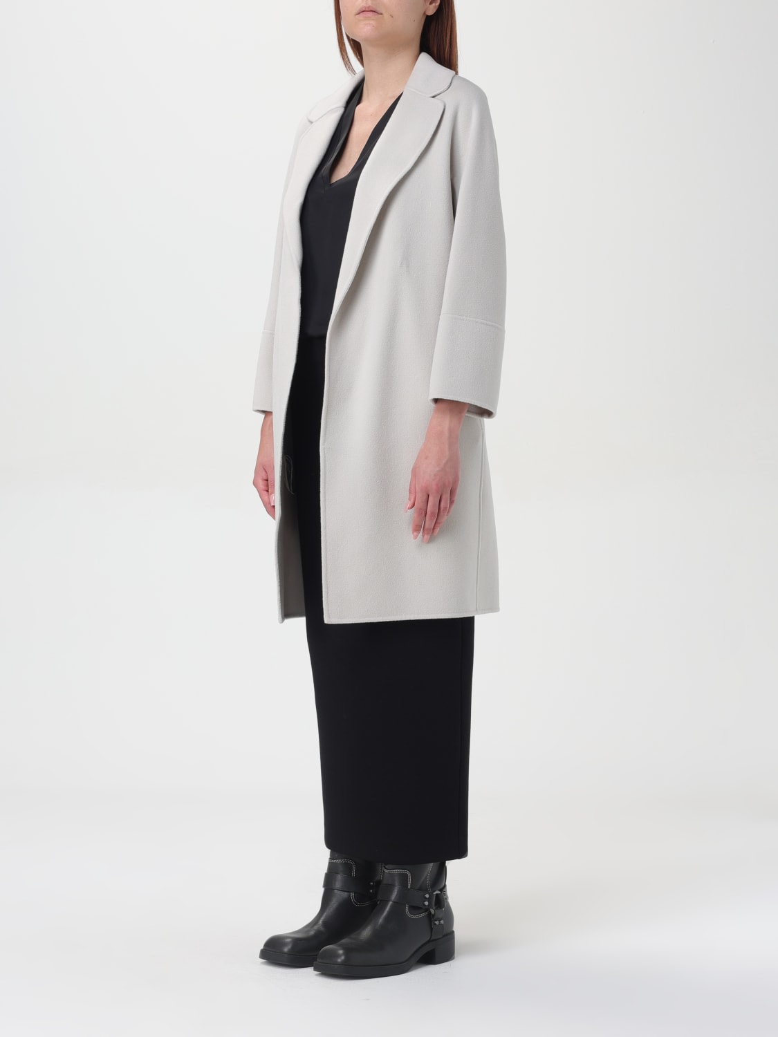 'S MAX MARA COAT: Coat woman 's Max Mara, Ice - Img 4