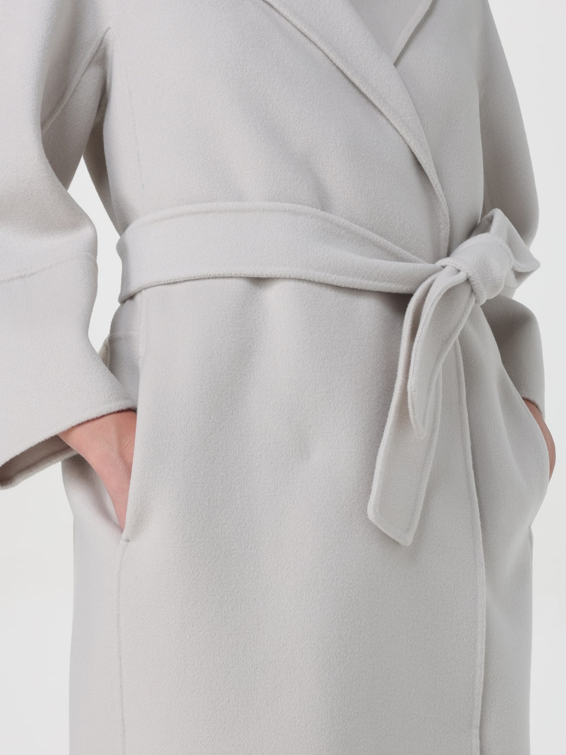 'S MAX MARA COAT: Coat woman 's Max Mara, Ice - Img 5