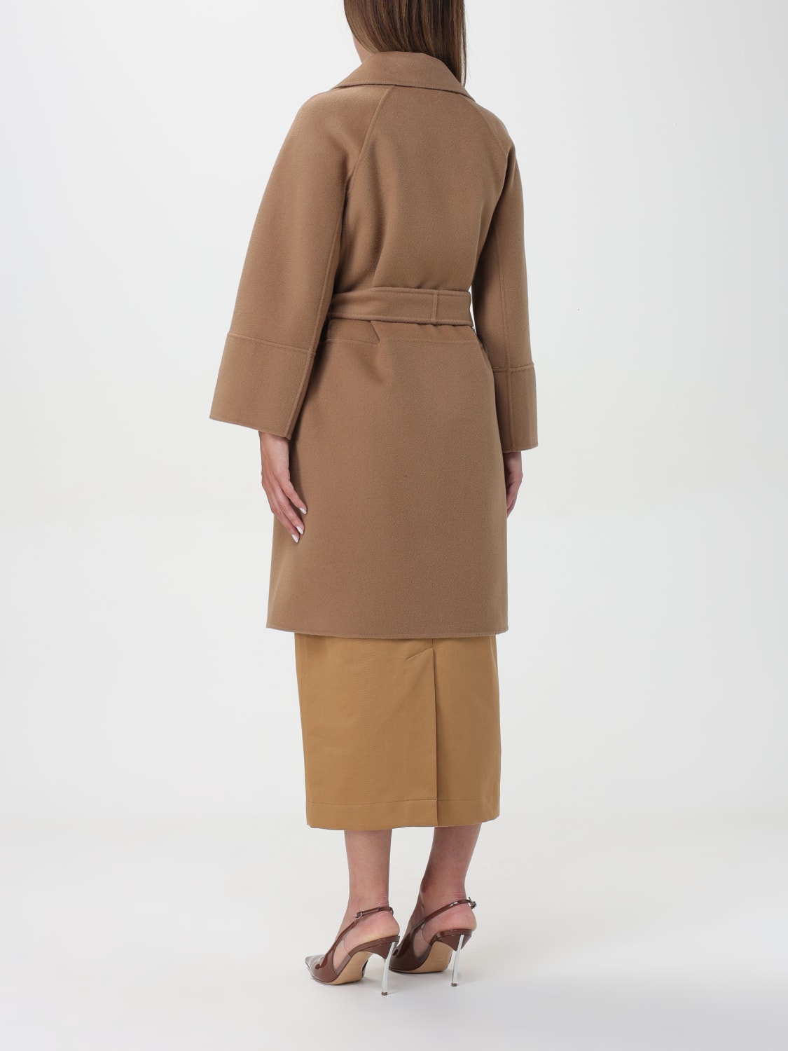 'S MAX MARA COAT: Coat woman 's Max Mara, Camel - Img 3